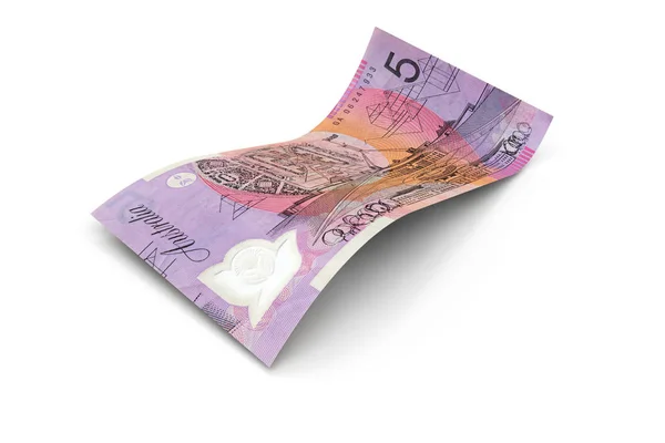 5 オーストラリア ドルに注意してください。 — ストック写真