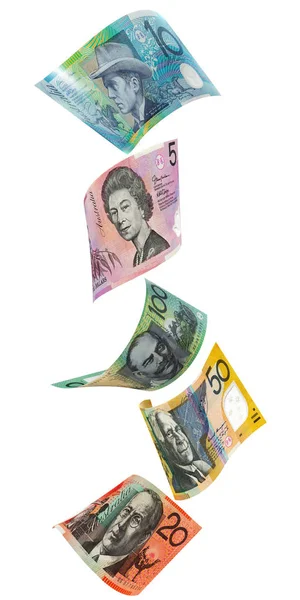 Australian Dollars Vartical — Stock Photo, Image