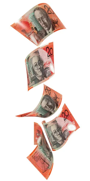 20 Australian Dollars Vartical — Stock Photo, Image