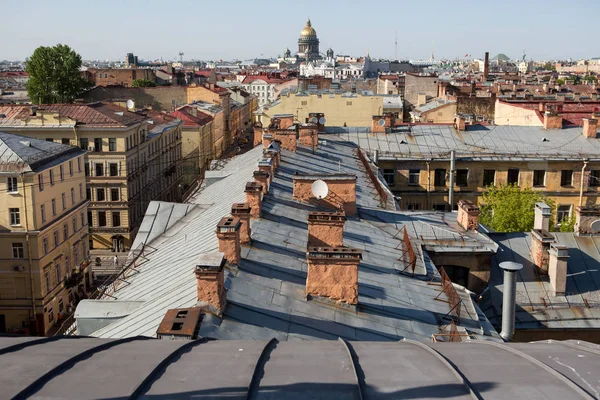 Saint Petersburg střechy — Stock fotografie