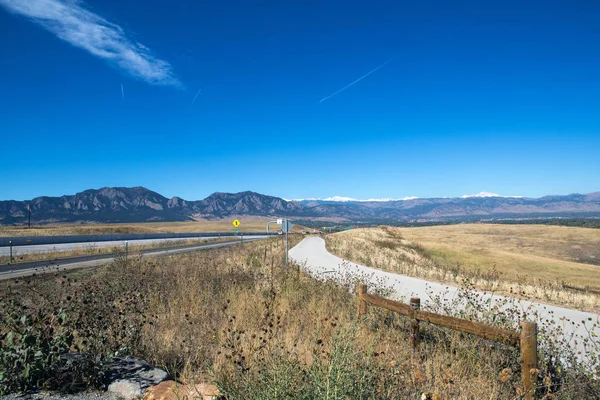 Colorado droga do Boulder city — Zdjęcie stockowe