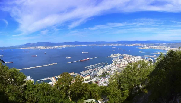 Uitzicht op de stad van gibraltar — Stockfoto