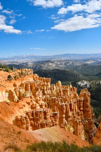 Czerwone Skały Hoodoo Parku Narodowym Bryce Canyon Utah Ten Widok — Zdjęcie stockowe