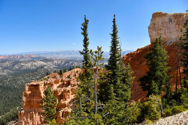 犹他州布莱斯峡谷国家公园彩虹点的红岩群 — 图库照片