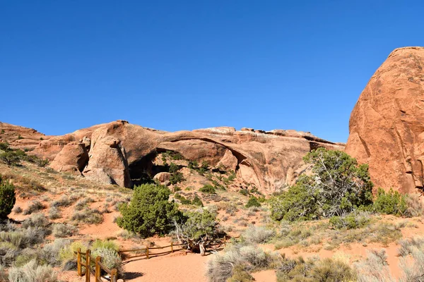 Arco Paisagem Parque Nacional Dos Arcos Utah — Fotografia de Stock