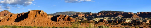 Panorama Banner Web Del Parque Nacional Capitol Reef —  Fotos de Stock