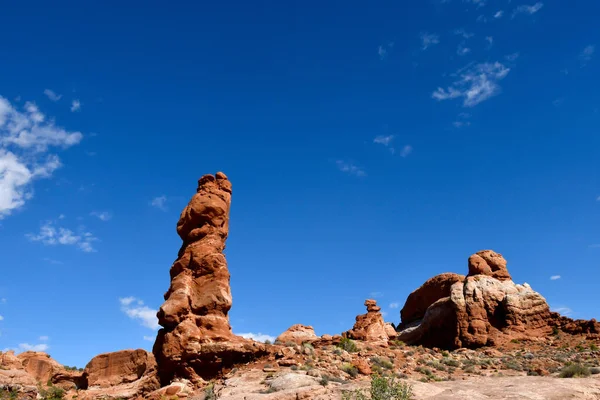 Formação Red Rock Arches National Park Utah — Fotografia de Stock