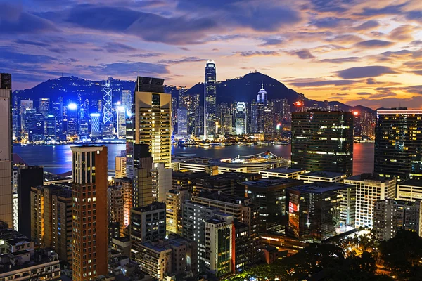 Hong kong Panorama — Stock fotografie