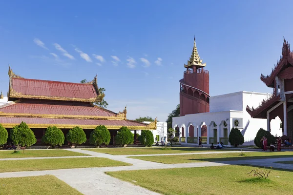 曼德勒 Palace.Myanmar — 图库照片