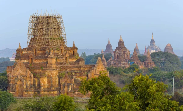 Altın saat sırasında Bagan Tapınağı — Stok fotoğraf