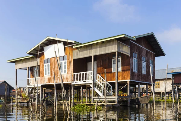 Lago Inle, Mianmar . — Fotografia de Stock