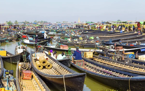 Inle lake, Mianmar. — Stock Fotó