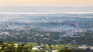 Myanmar mandalay günbatımı