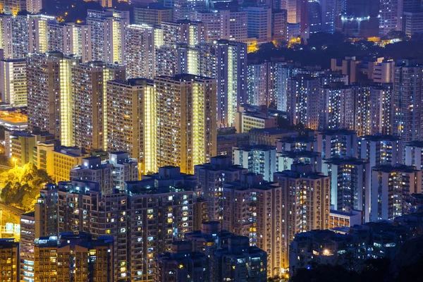 香港屯門のスカイラインおよび南シナ海 — ストック写真