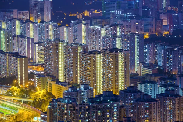 Hong Kong Tuen Mun skyline i Morze Południowochińskie — Zdjęcie stockowe