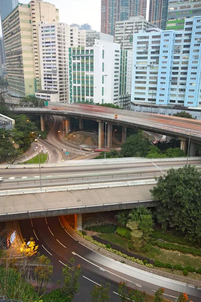 Autostrade della città hongkong — Foto Stock
