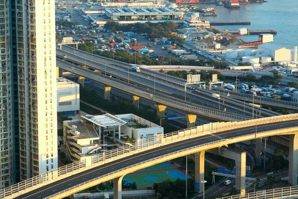 Otoban City şehir merkezinde gün — Stok fotoğraf