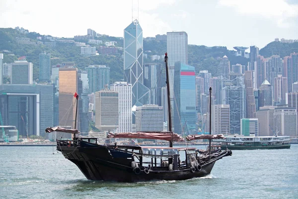 Hong Kong hurda teknesi. — Stok fotoğraf