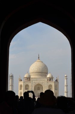 Taj Mahal üzerinde ilk bakış