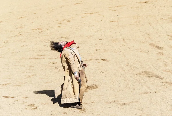 Cowboy Gunfight at the Western Town at Mini Hollywood — Stock Photo, Image