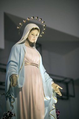 Tihaljina, Medjugorje, Bosna Hersek, 2016/8/7 30 km. Meryem Ana heykeli