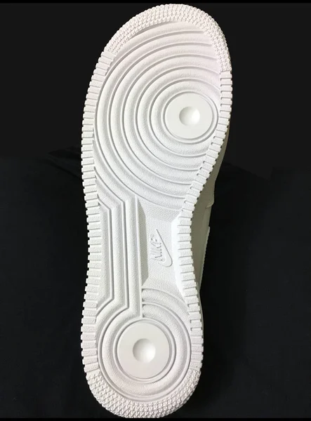 Павия Италия Ноября 2016 Года Обувь White Nike Air Force — стоковое фото