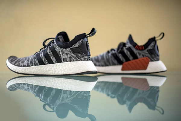 Pavia Italia Januari 2018 Adidas Nmd Indoor — Stok Foto