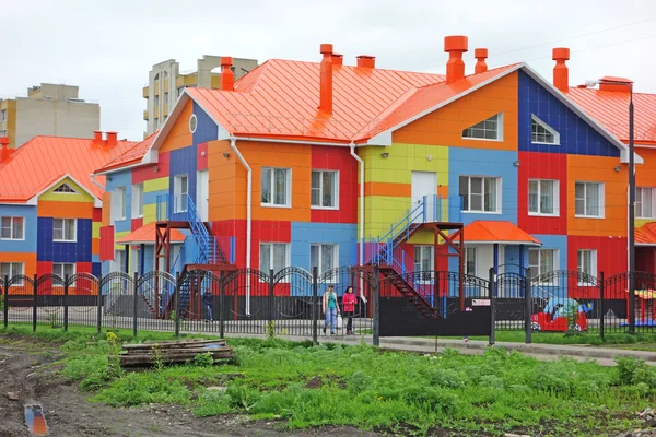 Novos edifícios Jardim de infância — Fotografia de Stock