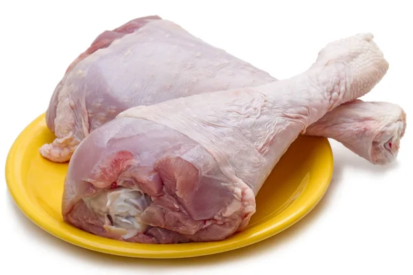 Two RAW turkey legs — Stock Photo, Image