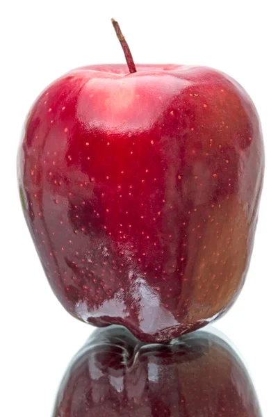 Red apple on white — Stock Photo, Image