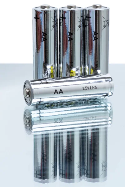 AA alkalické baterie Lr6 — Stock fotografie