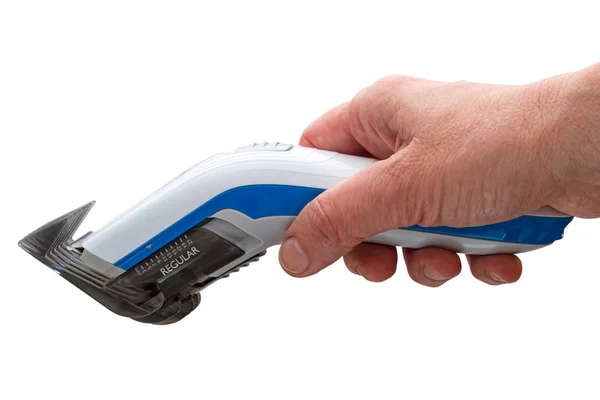 Hand with hair clipper — Stock Photo, Image
