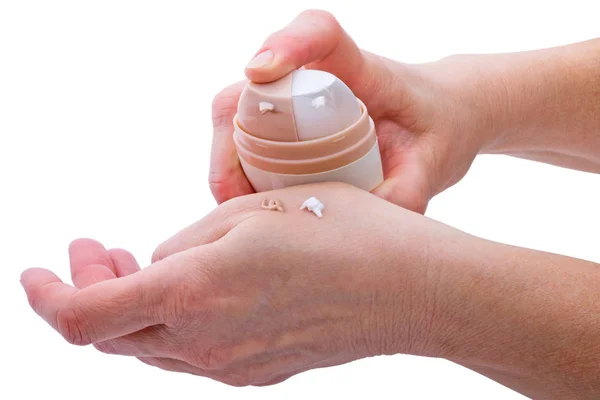 Toned cream for hands — Stock Photo, Image