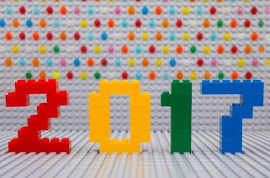 Lego yeni yıl 2017 kavramı