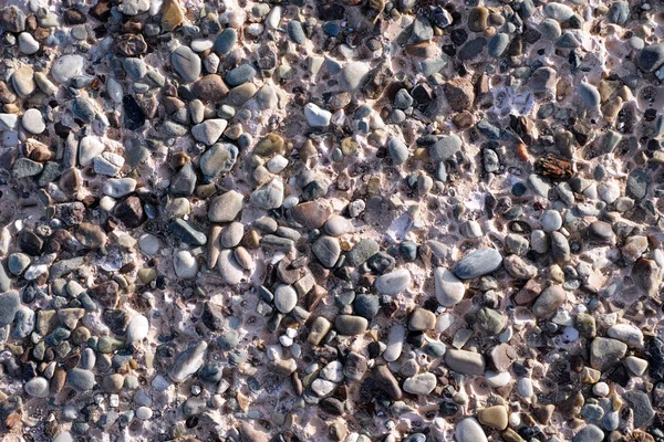 Background with pebbles and small stones — Stock Photo, Image