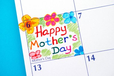 Uyarı mektubu mutlu anneler günü takvimi