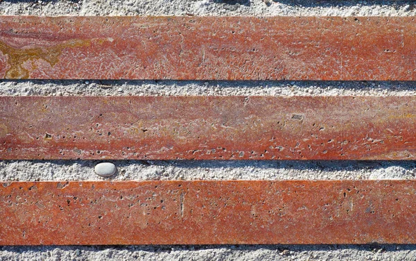 Tło z trzy kawałki z czerwonego kamienia — Zdjęcie stockowe