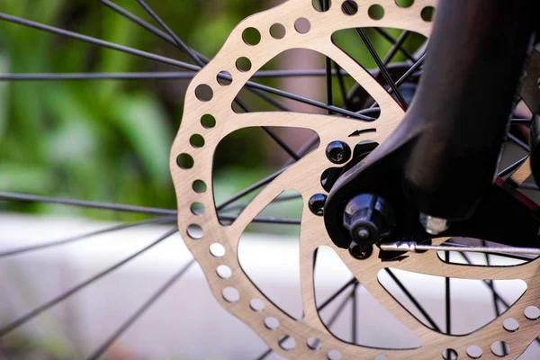 Bike disk brakes — Stock Photo, Image