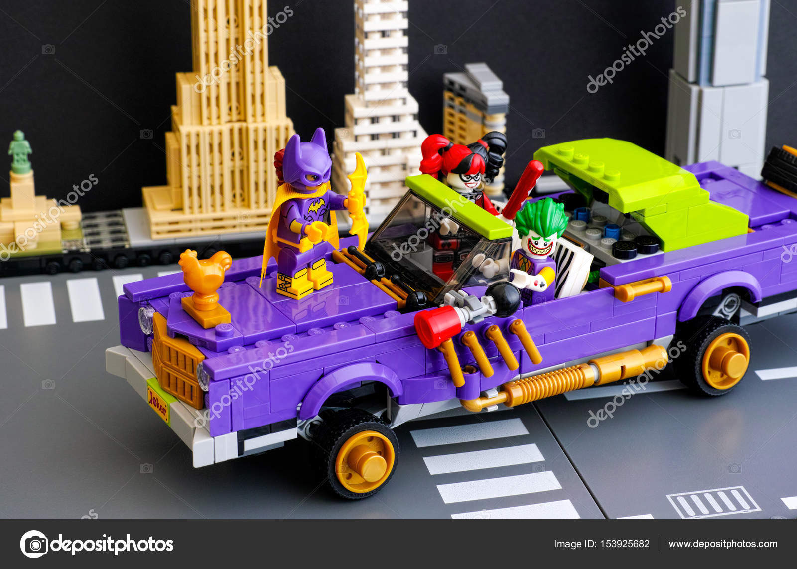 Lego joker cheap car