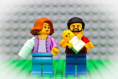Lego aile - baba, anne ve bebek