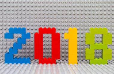 Lego tarafından yeni yıl 2018 kavramı