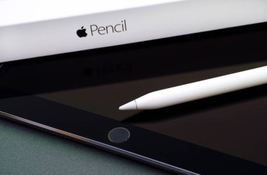 Apple kalem Apple ipad Pro 10,5 ve kalem kutusu.