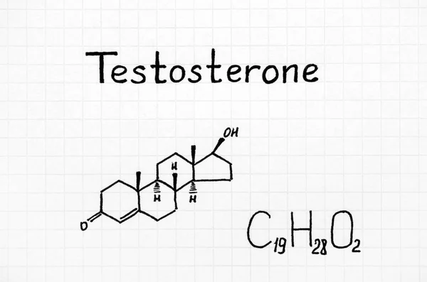 Chemical formula of Testosterone