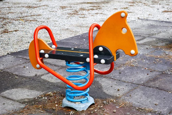 Seesaw no parque infantil — Fotografia de Stock