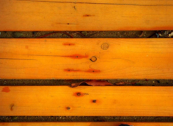 Fond de planches en bois orange — Photo