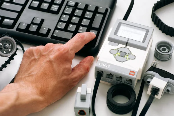 Klavye kodlama Lego Akıl Fırtınaları Ev3 robot blokları