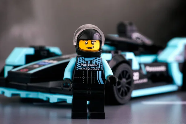 Tambov Federazione Russa Febbraio 2020 Lego Formula Pilota Panasonic Jaguar — Foto Stock