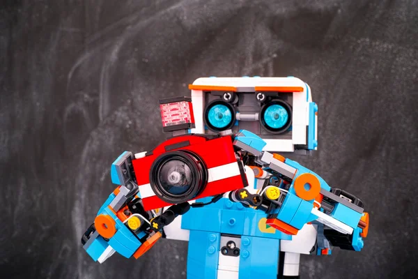 Tambov Rusia Noviembre 2019 Robot Lego Boost Con Cámara Sobre — Foto de Stock