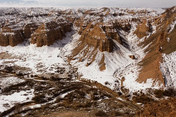 Cañón en los desiertos de Kazajstán — Foto de Stock