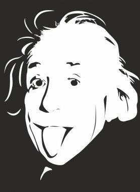 Albert Einstein vektör